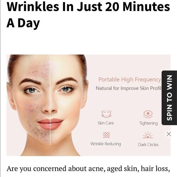 Portable high frequency. Perfect for acne, enlarged pores, and  dark cir… - Picture 4 of 13